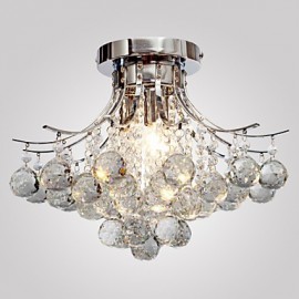 Lustre Moderne Cristal 3 Lumières