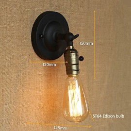 Edison ampoule allée rétro minimaliste chevet allée café terrasse canal Mini applique murale