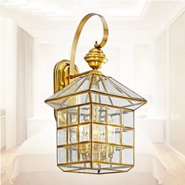 Lampe d'extérieur, lampe de jardin, lampe d'extérieur, lampe entièrement en cuivre c