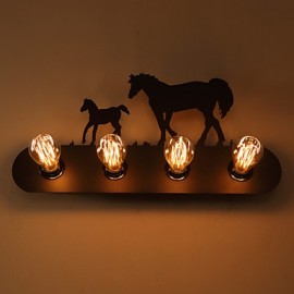 Village américain pastorale LOFT Style chambre allée fer rétro cheval sauvage appliques livraison gratuite