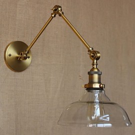 Lampe de créateur de Style LOFT, applique murale décorative moderne en verre et Bronze pour café