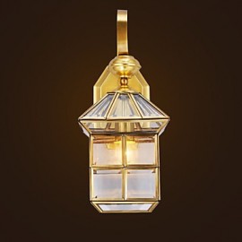 Lampe d'extérieur, lampe de jardin, lampe d'extérieur, lampe entièrement en cuivre B