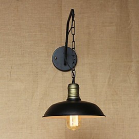 Lampe murale de personnalité Simple et créative, chaîne industrielle, rétro américain, en fer, pour allée, chambre à coucher, lampe de chevet