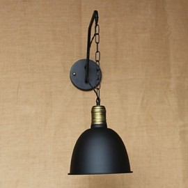 Lampe murale de personnalité Simple et créative, chaîne industrielle, rétro américain, en fer, pour allée, chambre à coucher, lampe de chevet