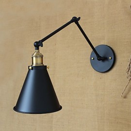 Lampe murale minimaliste à bras Long, Style pastoral américain, pour lit Double, allée, canal, entrée d'entrepôt