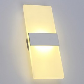 Applique murale LED en acrylique simple de Style moderne, lampe de chevet pour salon, couloir, café, chambre à coucher, chambre d'enfants