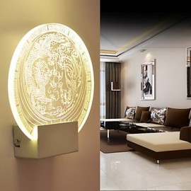 Appliques murales PVC Lampe Lumière LED / Ampoule incluse Moderne/Contemporain Métal 220V 5 10 ,, 3456"