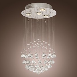 Lustre Luxe Moderne Cristal 4 Lumières