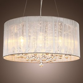 Suspension Tambour Moderne 4 Lumières