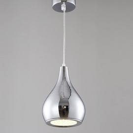 Lampe LED suspendue en métal galvanisé, design moderne et contemporain, 1w, pour salle à manger, cuisine, salle d'étude, bureau, chambre d'enfants, salle de jeux