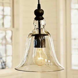 25-60W traditionnel classique Vintage bol Mini Style galvanisé pendentif lumières salon chambre salle à manger étude