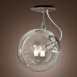 Max 60W moderne contemporain Globe Mini Style anodisé pendentif lumières salon chambre salle à manger cuisine