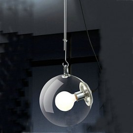 Max 60W traditionnel classique Globe Mini Style pendentif lumières salon salle à manger