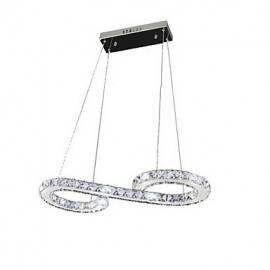 Lampes suspendues LED modèle S, lampes en cristal modernes, éclairage de plafond luxueux