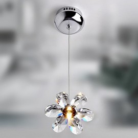 Max 20 W moderne contemporain cristal Mini Style ampoule incluse lampes suspendues galvanisées chambre salle à manger chambre d'enfants