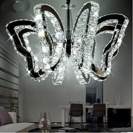 Lampe de restaurant papillon Lampe en cristal LED de luxe moderne