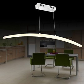 110V ou 220V 19W pendentif LED moderne contemporain LED métal galvanisé acrylique 2700K ou 5000K