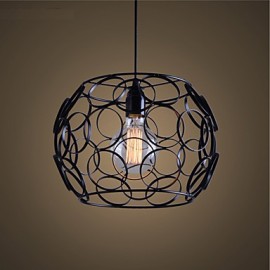 E27 220 V 28*21 CM 5-10 reative contracté nordique, verre en fer forgé, lampe à tête unique lumière LED