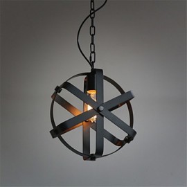 Nouveau Style Vintage industriel rond pendentif lumières balcon Loft entrée chambre ameublement décoratif lustre