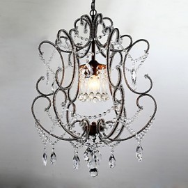 Lustre moderne nouveau Design Vintage Lustre Loft cristal luminaire Lustre couloir lampe suspendue