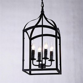 Maximum 60 W moderne contemporain traditionnel classique rustique Lodge rétro lanterne pays Globe Mini Style lampes suspendues en métal