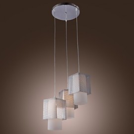 Lampes suspendues galvanisées de style mini contemporain moderne MAX 60W