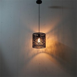 Lustre rétro en fer à tête unique, personnalité du pays américain