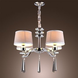 40W Moderne/Contemporain/Traditionnel/Classique/Rustique/Lodge/Vintage/Île Cristal Chrome Métal LustresSalon/Chambre/