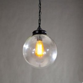 Lustre boule en verre, luminaire décoratif de plafond, idéal pour un couloir domestique