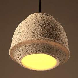 E27 19*16 CM 15-20 arts créatifs ordiques, la lampe de lustres en céramique de sable de couleur lumière LED