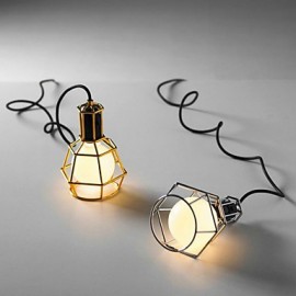 Lampes suspendues en métal galvanisé à LED, luminaire décoratif d'intérieur, idéal pour une chambre à coucher, une salle à manger, une salle d'étude, une salle de jeux, un couloir ou un Garage