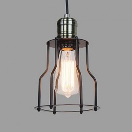 Max 60 W traditionnel classique Vintage Mini Style ampoule incluse peinture lampes suspendues salon chambre salle à manger cuisine