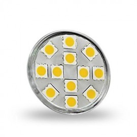 Spot LED 3W GU4(MR11) MR11 12 SMD 5050 300 lm Blanc Chaud Blanc Froid Décoratif DC 12 V