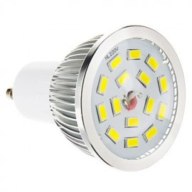 Spot LED GU10 5W 15 SMD 5730 100-550 lm Blanc Chaud Intensité Variable V