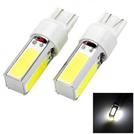 Haute puissance T20 20W 6500K 1300lm 4-COB LED phare de voiture blanc froid/antibrouillard (12 ~ 24V/2 pièces)