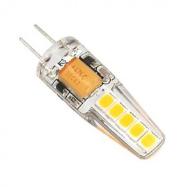 2W G4 LED à deux broches T 10 SMD 2835 200-230 lm Blanc Chaud Blanc Froid Intensité variable AC/DC 12 V 1 pcs