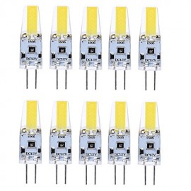 10 pièces G4 1505 COB 400-500LM blanc chaud/blanc froid/blanc naturel décoratif/étanche DC12V LED lumières à deux broches