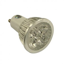 Spot LED GU10 4W 4 LED haute puissance 300-350 lm Blanc Chaud / Blanc Froid / Blanc Naturel V