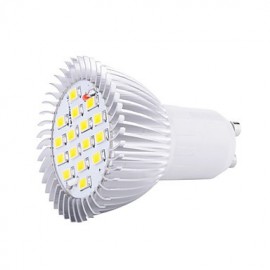 Ampoules LED 8W GU10 16XSMD5630 650LM, couleur blanc chaud/froid, projecteurs LED (85-265V)