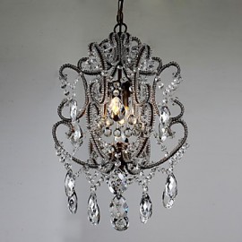 Lustre moderne nouveau Design Vintage Lustre Loft cristal luminaire Lustre couloir lampe suspendue