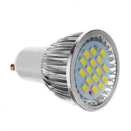 Spot LED GU10 6W 16 SMD 5730 640 lm Blanc Froid V