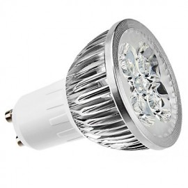 Spot LED GU10 4W MR16 4 LED Haute Puissance 360 lm Blanc Chaud Intensité Variable V