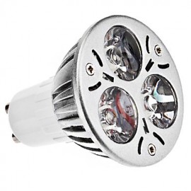 Spot LED GU10 4W MR16 3 LED Haute Puissance 240 lm Blanc Froid V