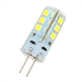 Lumières LED à deux broches G4 3W 24 SMD 2835 180 lm Blanc froid DC 12 V