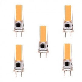 5Pcs Dimmable 5W G8 LED Bi-pin Light T 1 COB 400-500 lm Blanc Chaud/Blanc Froid/V