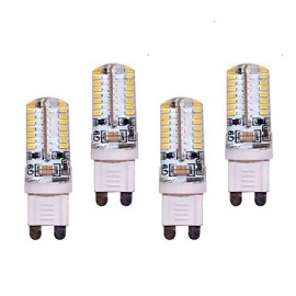 7W G9 LED à deux broches T 64 SMD 3014 550 lm Blanc Chaud / Blanc Froid Décoratif V 4 pcs