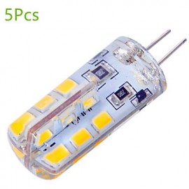 pièces G4 4 W 24 SMD 2835 400 LM blanc chaud/blanc froid T lumières décoratives à deux broches AC 10-14 V