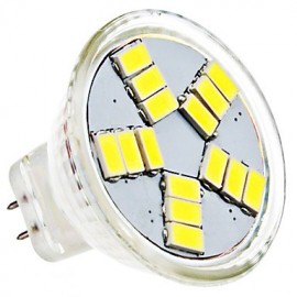 Spot LED 4W GU4(MR11) MR11 15 SMD 5630 420 lm Blanc Naturel AC 12 V