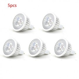 pièces 3W MR16 350LM lumière de couleur blanc chaud/froid LED spots (12V)