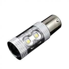 1156 (P21W Ba15s) 50W 10xCREE Blanc froid 3100LM 6500K pour feu stop de voiture (AC/DC12V-24)